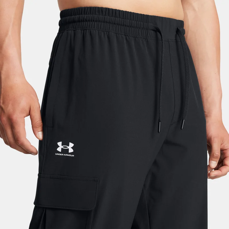 UNDER ARMOUR Black Men's Vibe Woven Cargo Pants for Men | Best Price UAE